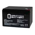Mighty Max Battery 12V 15AH F2 Replacement Battery for SigmasTek SP12-12HR ML15-1237782
